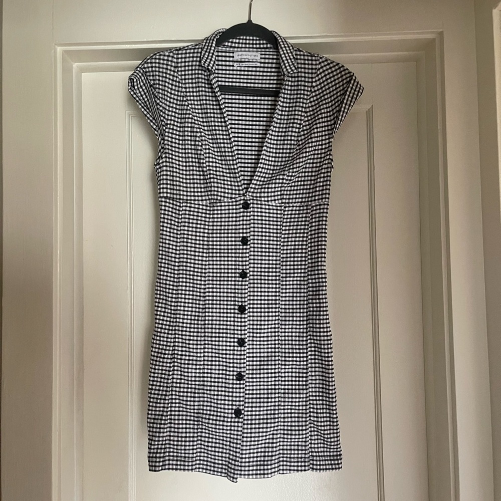 Urban Outfitters Black and White Checkered Dress (XS)